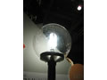 岩崎電気は水銀ランプの代替照明として、LEDのプロトタイプ製品を展示