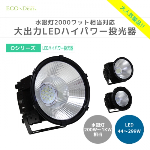 LEDハイパワー投光器 OH-107K3-500W