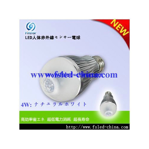 LED人体センサー電球 FS-GBULB-4XW (Z)
