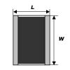 長辺電極面実装抵抗器 WK73R 3A 画像