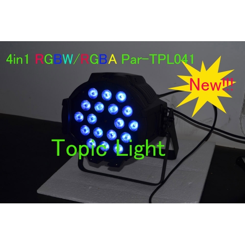 新デザイン 4in1 RGBW 18x10W LEDステージライト TPL041